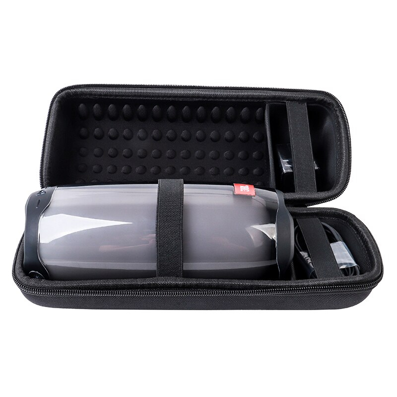 2020 Newest EVA Hard Travel Carry Zipper Storage Bag Box + Soft Silicone Case Cover for JBL Pulse 4 Bluetooth Speaker