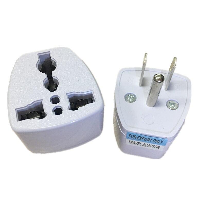 1pcs High Quality Prtical Universal EU UK AU to US USA Power Adapter Travel Plug Converter 2 Flat Pin