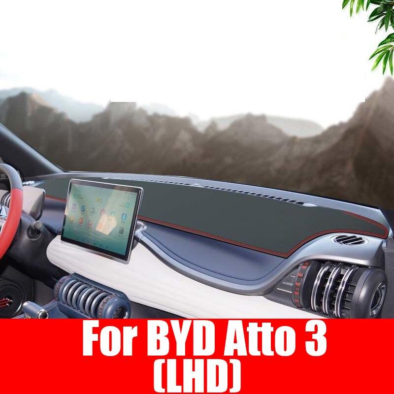 Car Dashboard Cover Mat For BYD Atto 3 Yuan Plus 2022 2023 Right Hand Drive Dashmat Pad Dash Mat Covers Dashboard Accessories