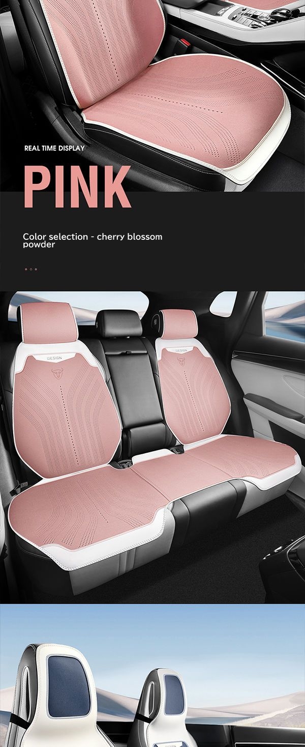 7pcs Auto Seat Cover Pads For BYD Atto 3 Yuan Plus 2022 Accessories suede Breathable Car Seat Cushion All Seasons Protection Mats