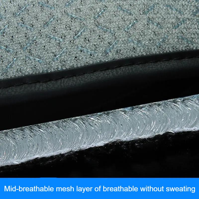 For BYD Atto 3 Yuan Plus Tang Han Dolphin EV 2021 2022 Car Seat Cover Front Rear Linen Fabric Cushion Breathable Protector Mat