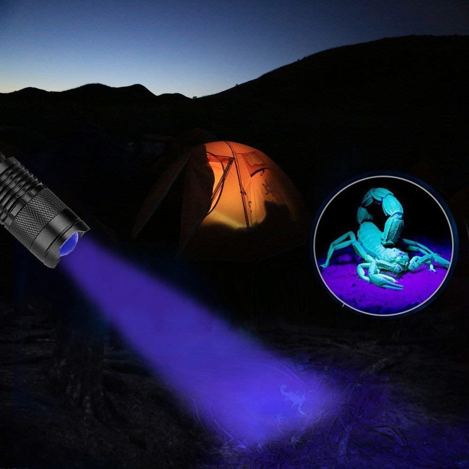 Tactical LED UV Flashlight